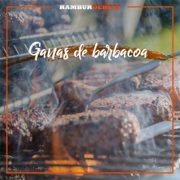Hamburguesas hechas en la barbacoa