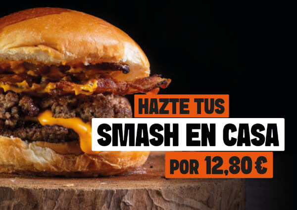 Promoción Pack Smash 4 burgers más smasher