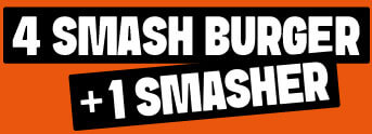 4 smash burgers y smasher