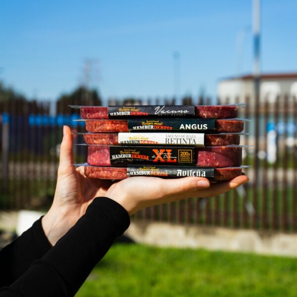 Hamburguesas altas en proteínas