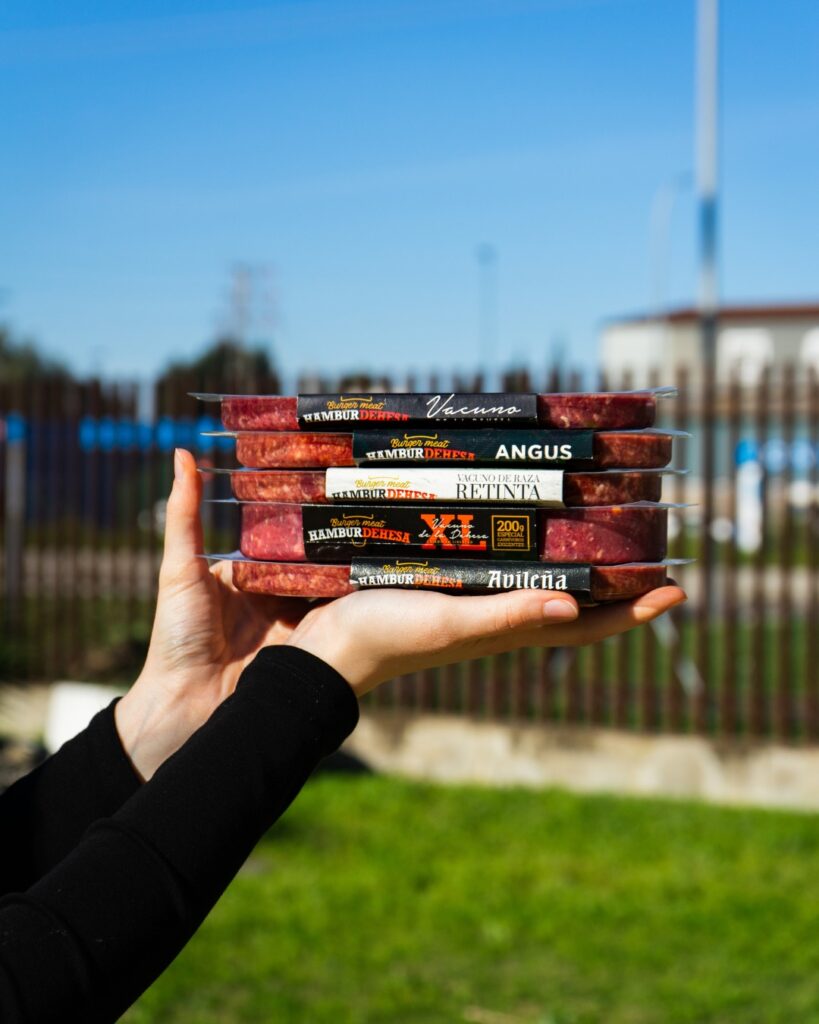 Hamburguesas altas en proteínas