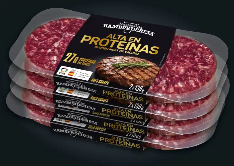 Varios bipacks de Hamburdehesa Alta en Proteínas